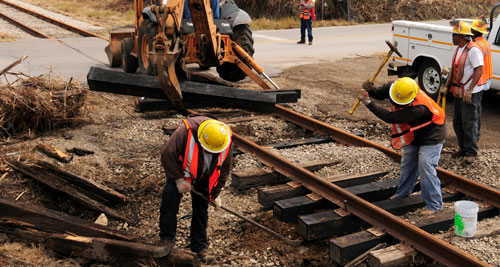 railroad workers
